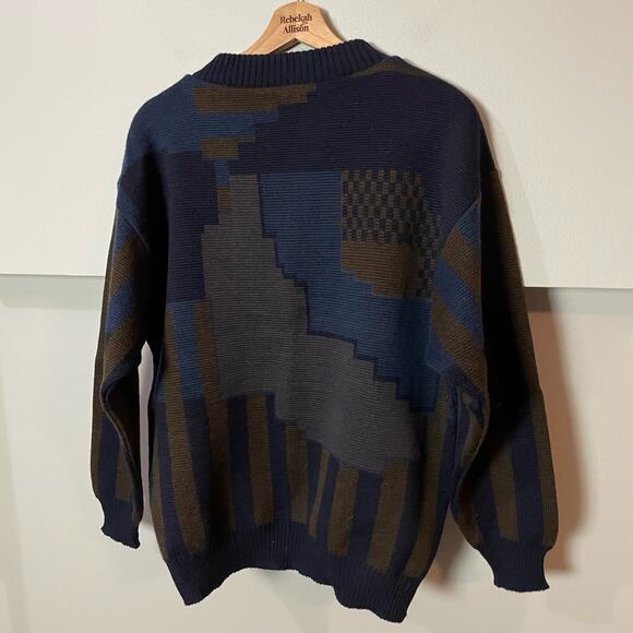 Vintage Sigi Scheiber SZ XL Wool Knit Grandpa Sweater Made in Tyrol Austria EUC - Picture 9 of 9